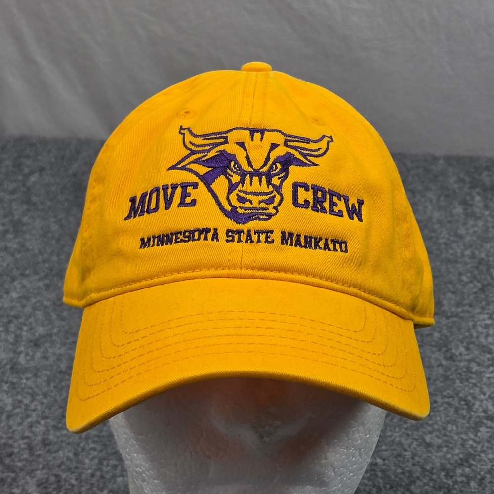 Minnesota State University Mankato Hat Yellow‎ Move Crew Mavericks Cap Student